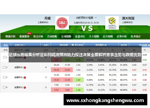 足球比赛结果分析足彩网精准预测助力投注决策全面解析赛事走势与数据优势